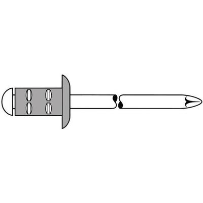 Blindniet PolyGrip® Nietschaft d x l 4,8 x 10 mm - 1433850 - Gesipa