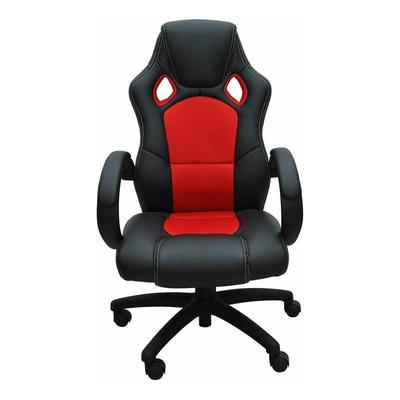 Bc-elec - bs11010-4 racing bürostuhl drehstuhl chefsessel stuhl schalensitz sportsitz büro rot Image