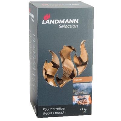 Landmann - 1,5kg Räucherhölzer Selection Wood Chunks aus Hickory mit Rinde Image