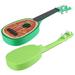 Guichaokj Mini Fruit Guitar 2 Pcs Kids Toy Musical Instrument Instruments Vintage Toys Beginner Ukelele Plastic Child