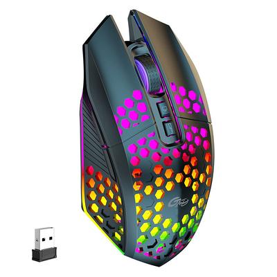 X801 Gaming Wireless Hollow Designed Gaming Mouse Ergonomically Mouse Honeycomb Old Video Game Console