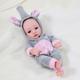 11.8(Approx.30cm) Doll Reborn Baby Doll lifelike Cute Non Toxic Creative Vinyl with Clothes and Accessories for Girls' Birthday and Festival Gifts