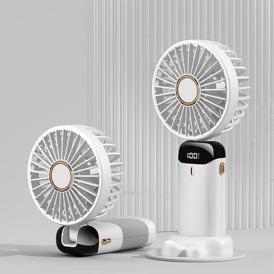 Mini Handheld Fan Portable Personal Fan Hanging Neck Fan 90 Adjustable USB Rechargeable Small Desk Fan 5 For Home Office Travel