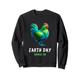 Lustiger Tag der Erde 2024 Süßes Huhn Earth Day Earth Planet Sweatshirt