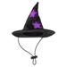 Pet Witch Hat Halloween Themed Lovely Cloth Gift Cat Bonnet Costume for Women Clothing Decorate