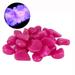 Pedty 1*100Pcs Luminescent Stone (Within 5 Pieces Of Error) Aquarium Accessories 100Pcs Glow In The Dark Stone Luminous Sea Aquarium Fish Tank Decor