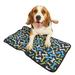 Tiberpet Dog Cat Blanket Large Pet Blanket for Super Soft Warm Double-Sided Fleece Blanket with Dog Mat Puppy Bed Blanket Mat with Bone Pattern for Dog Cat