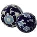 2pcs Oriental Furniture Decorative Porcelain Ball Centerpiece Bowls Decorative Balls Tray Bowl