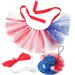 Hats Photo Props American Flag Pet Costume Pet Outfit Mesh Tutu Skirt for Dog Tutu Skirt for Dog Costumes for Dog