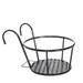 3 Pcs Decor Hanging Planter Indoor Wall Mounted Clothes Rack Flowerpot Stand Metal Planter