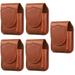 Lighter Case Leather Sleeve Portable 5 Count Protective Fanny Pack Wallet for Men Cigarette Man