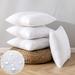 Set of 4 Waterproof Cushions 40x40 cm Filling Outdoor Weatherproof Cushion Filling Indoor Cushion Sofa Cushion Pillow Feather Cushion