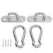 Hammock Chair Hanging Kit Stainless Steel Swing Ceiling Mount Hangers Set for Yoga Hammock Chair Sandbag