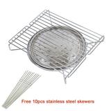 Barbecue Grilling Basket Portable Gas Grill Barbecue Mat for Meats Fishs Vegetables Outdoor Camping Grilling Net