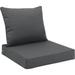 Sesiiduo Outdoor Seat Cushion Set 24 x 24 Inch Waterproof & Fade Resistant Patio Furniture Cushions with Removable Cover Deep Seat & Back Cushion with Handle and Adjustable Straps for Chair Sofa Couch
