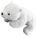 Arctic Animal Toy Plush Pillow Polar Bear Doll Figure Toys Decoration for Bedroom Cuddly White Girl