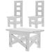 Mini Furniture Miniature Table for Crafts Miniatures Accessories Models Chairs Child