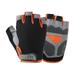 Anuirheih Bike Gloves Half Finger Cycling Gloves for Men/Women Bike Accessories for Cycling Gym Training Outdoor(Orange XL)