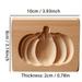 1pc Pumpkin Wooden Cookie Cutter Cookie Embossing Mold 3D DIY Shapes Stamp Biscuit Moulds For Cake Decorating Dessert Chocolate Sugar Craft Kitchen Baking Tools Halloween Decor Thanksgiving