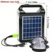 1pc Portable 6V Rechargeable Solar Panel Power Storage Generator System USB Charger With Lamp Lighting Home Solar Energy System Kit