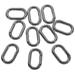 40 Pcs Luggage Spring Ring Buckle Sprung Spring Clasp Spring Snap Clip for Purse Locking Carabiner