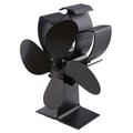 4 Heat Powered Stove Fan Log Wood for Burner Quiet Fireplace Ecofan Fuel