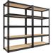 U-SHARE 72 H Garage Shelving 5 Tier Garage Storage Shelves 2000LBS Metal Storage Shelves Heavy Duty Shelving Storage Shelving Unit for Warehouse Pantry Basement Craft 72 *35.5 *11.8 2 Pack