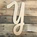 6 Wood Marvelous Font Y Wood Letters Paintable Wall Art Build-A-Cross