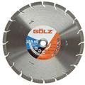 Gölz - Disque diamant LBA60, coupe à sec et à eau - pour scie à sol ou découpeuse - ø 350 mm /