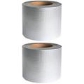 2 Pcs Duct Tape Butyl Tape Seam Tape Sealing Tape Aluminum Foil Waterproof Tape Color Steel Aluminum Foil Butyl Rubber
