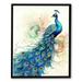 Gotuvs Canvas Print Poster Peacock Watercolor Print Canvas Wall Art Poster Peacock Watercolor Canvas Print Painting Poster Wall Decor Gifts