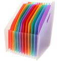 Gongxipen Accordion File Folder Paper File Holder Expandable File Organizer Receipts Folder