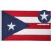 TOPFLAGS Puerto Rico Flag 3x5 Feet - Embroidery Embroidered Puerto Rico Flags with2 Brass Grommets Heavy Duty for Outdoor Vivid Color Fade-resistant Sewn Stripes