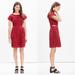 Madewell Dresses | Madewell Red Eyelet Dress W/ Cut-Outs | Color: Red | Size: 12