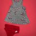 Nike Dresses | New Without Tags Nike Dress | Color: Gray/Red | Size: 0-3mb