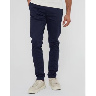 Navy Slim Fit Chino Trousers