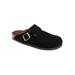 Women's White Mountain Bari Mules by White Mountain in Black Suede (Size 8 M)