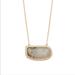 Anthropologie Jewelry | Melanie Auld Anthropologie Stone Slice Necklace | Color: Gold | Size: Os