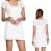 Lilly Pulitzer Dresses | Lilly Pulitzer Paulette Resort White Crochet Shift Dress Short Sleeve | Color: White | Size: M