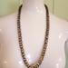 J. Crew Jewelry | J.Crew Gold And Rhinestone Chain Necklace | Color: Gold | Size: Os