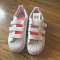 Adidas Shoes | Adidas Youth Superstar Shoes | Color: Pink/White | Size: 3bb