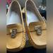 Michael Kors Shoes | Michael Kors Leather Loafers | Color: Yellow | Size: 9.5