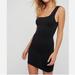 Free People Intimates & Sleepwear | Intimately Free People Square Neck Seamless Layering Mini Slip Dress Size Xs/S | Color: Black | Size: S