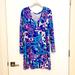 Lilly Pulitzer Dresses | Lilly Pulitzer Etta Long Sleeve Dress | Color: Blue/Pink | Size: Xl