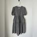 Anthropologie Dresses | Eri + Ali Anthropologie Evaline Midi Gingham Dress | Color: Black/White | Size: Xs