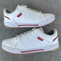 Adidas Shoes | Adidas Originals Court Tourino White Leather Casual Shoes Men's Size 10 | Color: Red/White | Size: 10