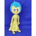 Disney Toys | Disney Pixar Inside Out Joy 10” Stuffed Plush Doll Yellow Dress Blue Hair Tomy | Color: Blue/Yellow | Size: 10"
