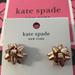 Kate Spade Jewelry | Kate Spade Rose Gold Bow Stud Earrings Brand New | Color: Gold/Pink | Size: Os