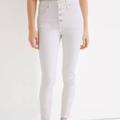 Madewell Jeans | Madewell White High-Rise Skinny Button Fly Jeans | Color: White | Size: 32