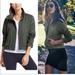 Athleta Jackets & Coats | Athleta Military Raincoat Jacket Parka Windbreaker Hood Xs Green | Color: Green | Size: Xs